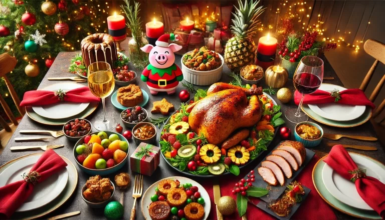 Leia mais sobre o artigo 🎄 Monte o Cardápio Perfeito para sua Ceia de Natal: Ideias Fáceis e Surpreendentes! 🍽️✨